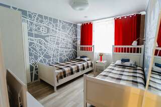 Хостел Smile Hostel Нижний Новгород Номер стандарт с 2 односпальными кроватями-4